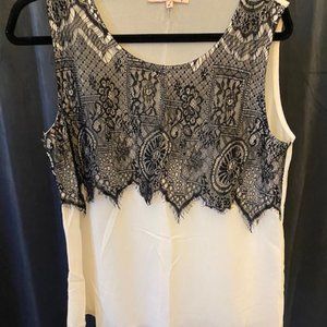 Sassy and Classy Brand Womens Sleeveless Blouse Size L
